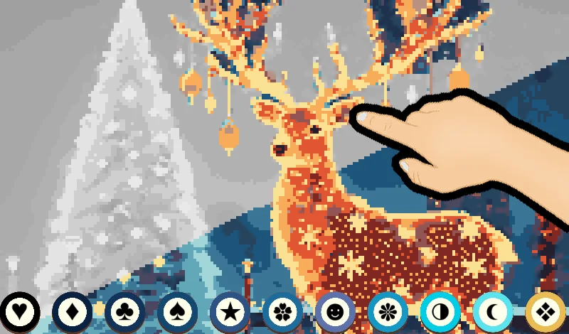 Coloring: Mosaic by Symbols