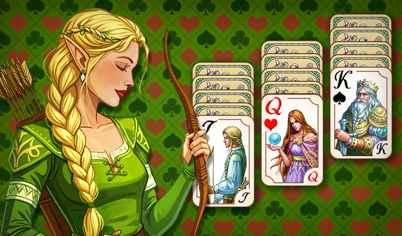 Tri Peaks Emerland Solitaire